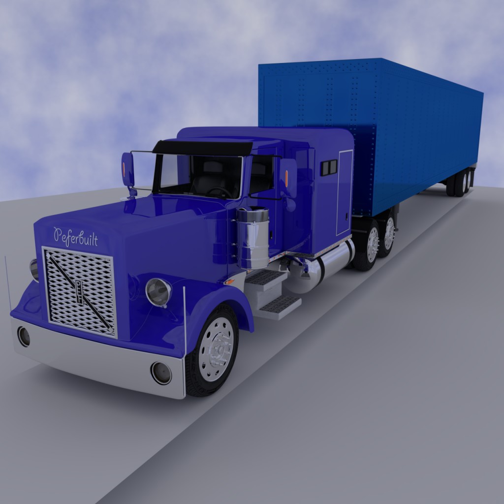 Tractor Trailer with Rig preview image 4